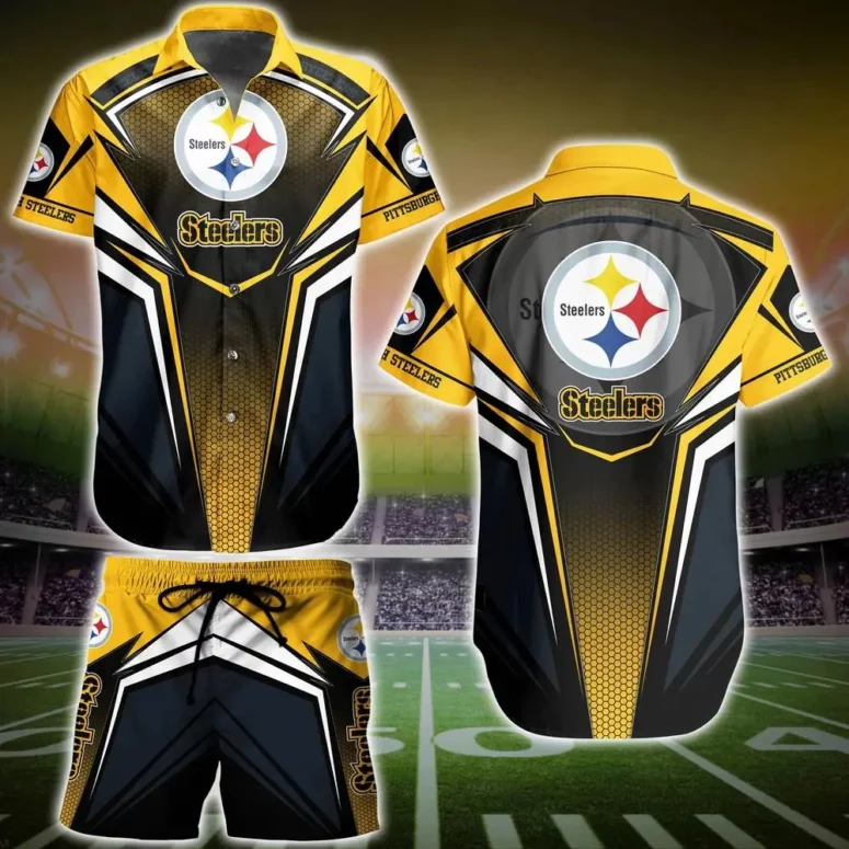Pittsburgh Steelers Victory Gear Hawaiian Shirt Pittsburgh Steelers Victory Gear Hawaiian Shirt