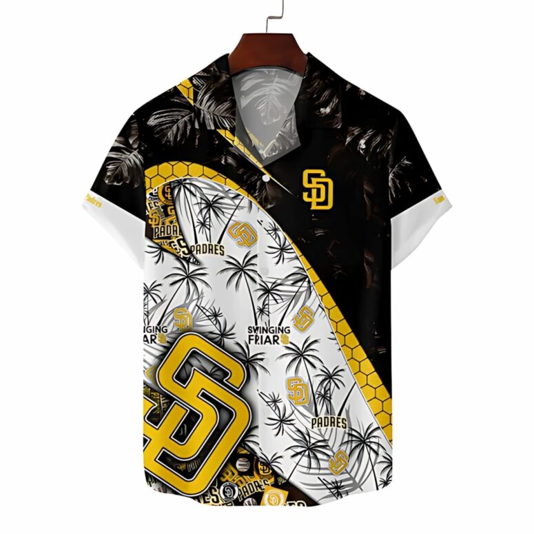 San Diego Padres Island Fusion Hawaiian Shirt San Diego Padres Island Fusion Hawaiian Shirt