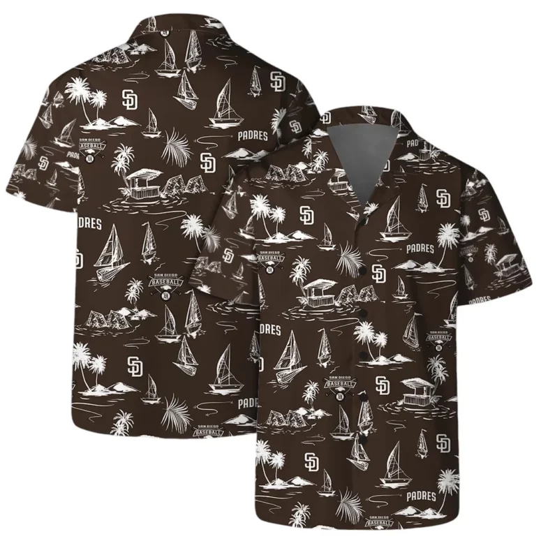 San Diego Padres Island Sail Hawaiian Shirt San Diego Padres Island Sail Hawaiian Shirt
