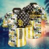 San Diego Padres Stars Stripes Hawaiian Shirt