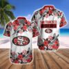 San Francisco 49ers Colorful Flowers NFL Football Team Hawaiian Shirt