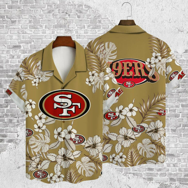 San Francisco 49ers Island Breeze Hawaiian Shirt San Francisco 49ers Island Breeze Hawaiian Shirt