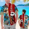 San Francisco 49ers Jack Skellington Custom Name NFL Football Team Hawaiian Shirt