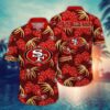 San Francisco 49ers Leaves NFL Football Team Hawaiian Shirt