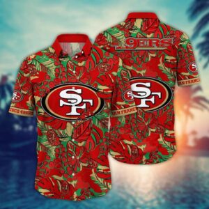 San Francisco 49ers Summer Time NFL Football Team Hawaiian Shirt