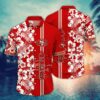 San Francisco 49ers White Flowers NFL Football Team Hawaiian Shirt