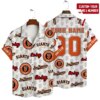 San Francisco Giants Bay Pride Personalized Name Number Hawaiian Shirt
