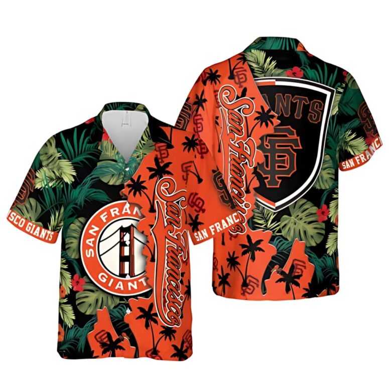 San Francisco Giants Palm Paradise Hawaiian Shirt San Francisco Giants Palm Paradise Hawaiian Shirt