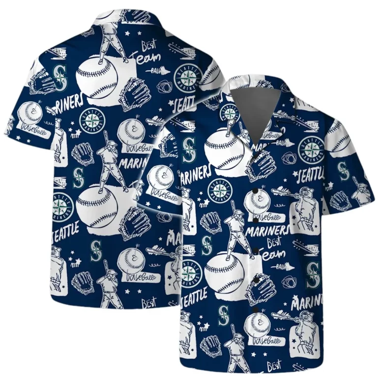 Seattle Mariners Summer Escape Hawaiian Shirt Seattle Mariners Summer Escape Hawaiian Shirt