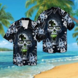 Seattle Seahawks Calavera V2 NFL Football Team Hawaiian Shirt