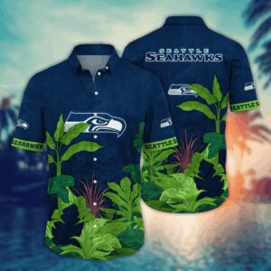 Seattle Seahawks Greenery NFL Football Team Hawaiian Shirt