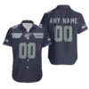 Seattle Seahawks Navy Personalized Hawaiian Shirt