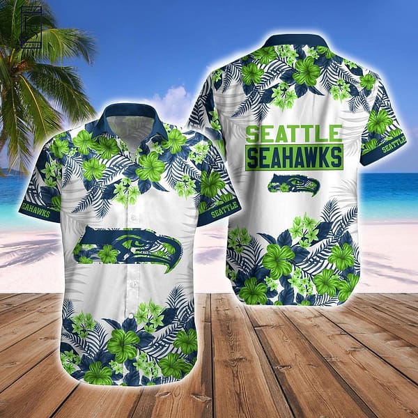 Seattle Seahawks Peaceful Summer NFL Football Team Hawaiian Shirt Seattle Seahawks Peaceful Summer NFL Football Team Hawaiian Shirt