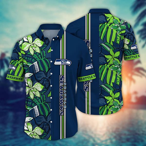 Seattle Seahawks Plants NFL Football Team Hawaiian Shirt Seattle Seahawks Plants NFL Football Team Hawaiian Shirt