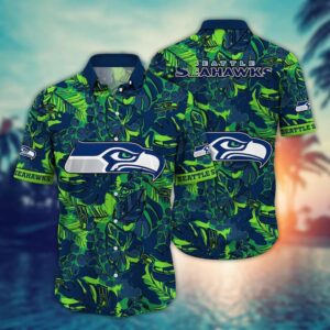Seattle Seahawks Summer Forest NFL Football Team Hawaiian Shirt