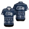 Seattle Seahawks Ugly Style Winter Knit Hawaiian Shirt