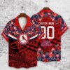 St. Louis Cardinals Personalized Name Number Tribal Hawaiian Shirt