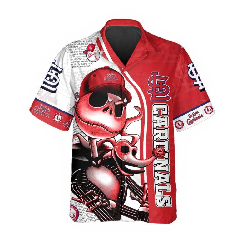 St. Louis Cardinals Skeleton Swagger Hawaiian Shirt St. Louis Cardinals Skeleton Swagger Hawaiian Shirt