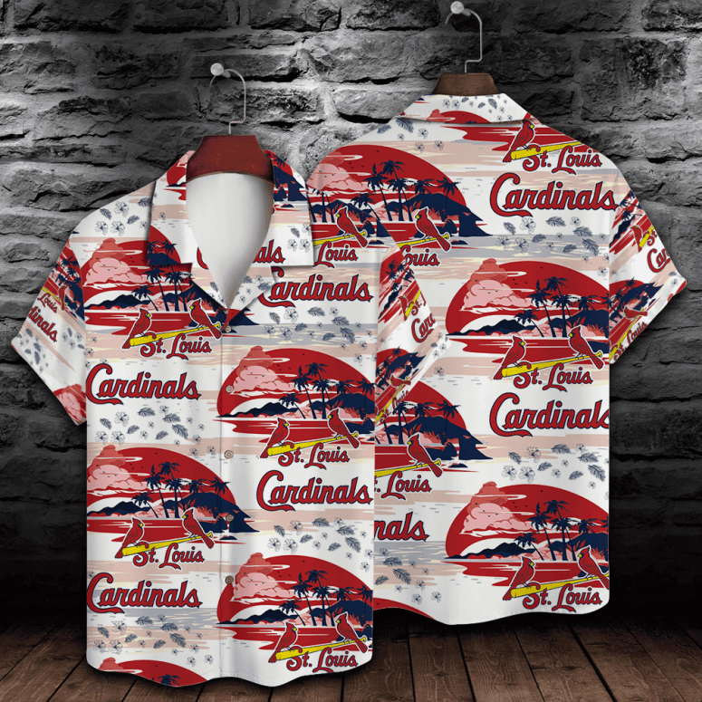 St. Louis Cardinals Sunset Beach Hawaiian Shirt St. Louis Cardinals Sunset Beach Hawaiian Shirt