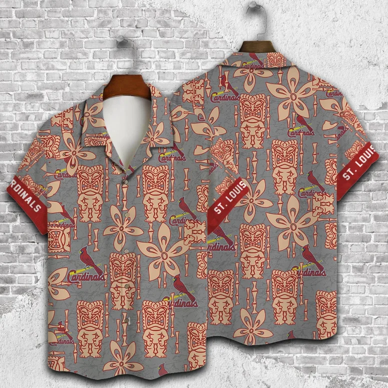 St. Louis Cardinals Tiki Heritage Hawaiian Shirt St. Louis Cardinals Tiki Heritage Hawaiian Shirt