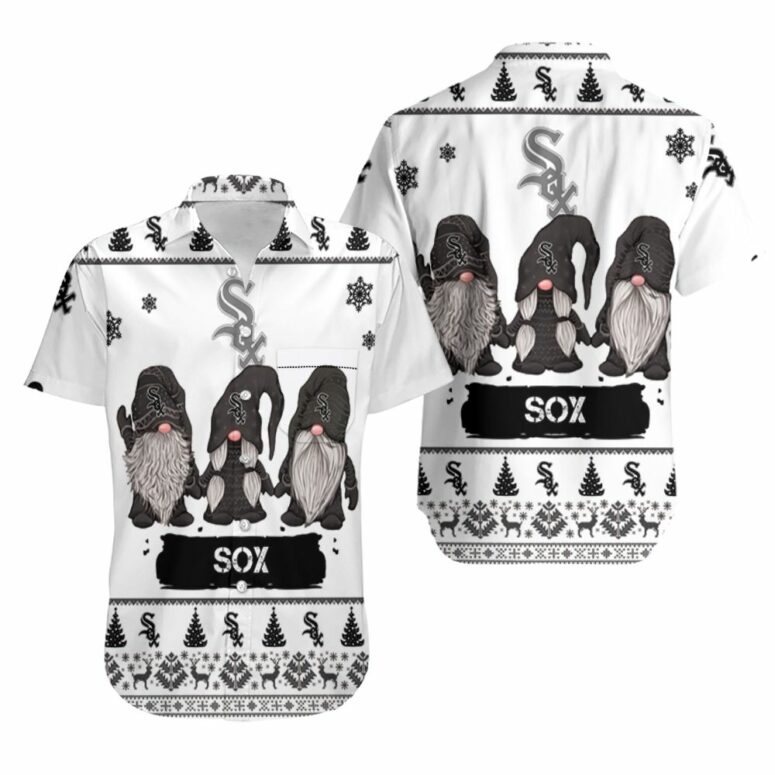 Take Control With Gnomes Chicago White Sox Ugly Hawaiian Shirt Take Control With Gnomes Chicago White Sox Ugly Hawaiian Shirt
