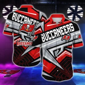 Tampa Bay Buccaneers Basic V4 NFL Football Team Hawaiian Shirt