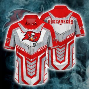 Tampa Bay Buccaneers Basic V8 NFL Football Team Hawaiian Shirt