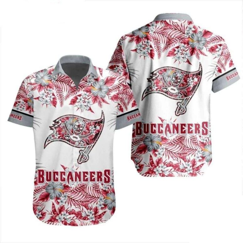 Tampa Bay Buccaneers Buccaneer Breeze Hawaiian Shirt Tampa Bay Buccaneers Buccaneer Breeze Hawaiian Shirt
