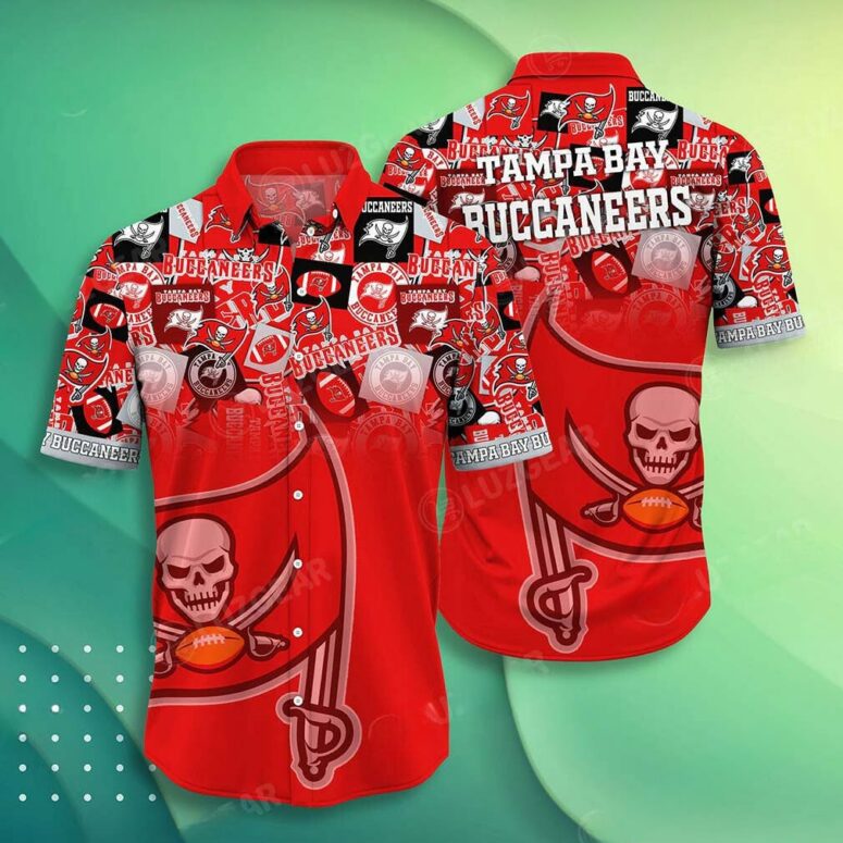 Tampa Bay Buccaneers Island Escape Hawaiian Shirt Tampa Bay Buccaneers Island Escape Hawaiian Shirt