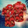 Tampa Bay Buccaneers Palm Tree Leaves NFL Football Team Hawaiian Shirt