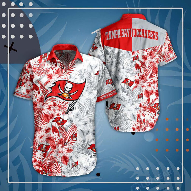 Tampa Bay Buccaneers Tropical Buccaneer Hawaiian Shirt Tampa Bay Buccaneers Tropical Buccaneer Hawaiian Shirt