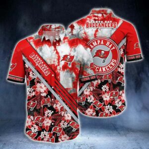 Tampa Bay Buccaneers Tropical Victory Hawaiian Shirt