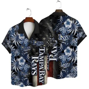 Tampa Bay Rays Stars Stripes Hawaiian Shirt