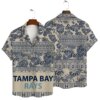 Tampa Bay Rays Tribal Pattern Hawaiian Shirt