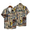 Tampa Bay Rays Vintage Baseball Collage Hawaiian Shirt