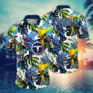 Tennessee Titans Colorful Summer NFL Football Team Hawaiian Shirt