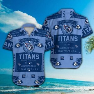 Tennessee Titans Est 1960 NFL Football Team Hawaiian Shirt
