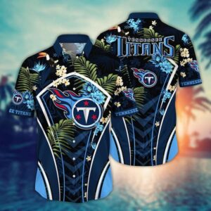 Tennessee Titans Greenery NFL Football Team Hawaiian Shirt