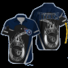 Tennessee Titans Hibiscus Blitz Personalized Hawaiian Shirt