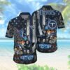 Tennessee Titans Horror Characters NFL Football Team Hawaiian Shirt