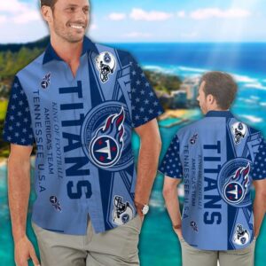 Tennessee Titans King Of Football NFL Football Team Hawaiian Shirt