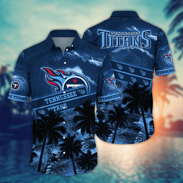 Tennessee Titans Midsummer NFL Football Team Hawaiian Shirt Tennessee Titans Midsummer NFL Football Team Hawaiian Shirt