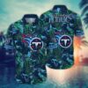 Tennessee Titans Rainforest NFL Football Team Hawaiian Shirt
