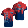 Tennessee Titans Red Zone Splash Hawaiian Shirt