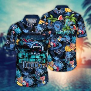 Tennessee Titans Summer NFL Football Team Hawaiian Shirt