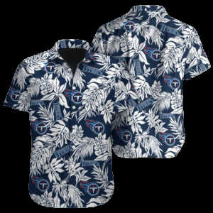Tennessee Titans Tropical Foliage Hawaiian Shirt