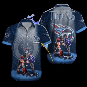 Tennessee Titans Warrior Spirit Personalized  Hawaiian Shirt