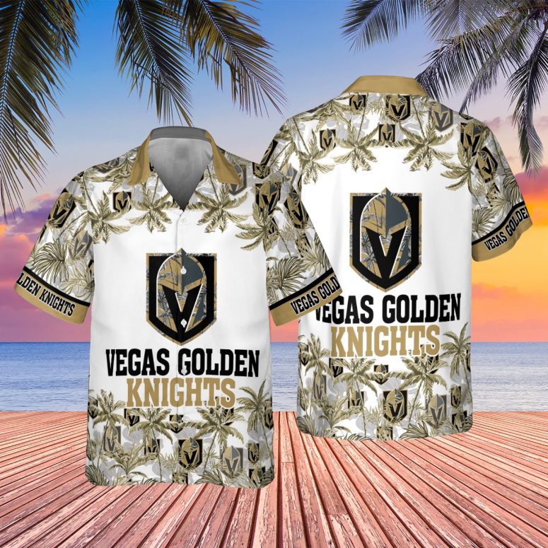 Vegas Golden Knights Tropical Sunset Hawaiian Shirt Vegas Golden Knights Tropical Sunset Hawaiian Shirt