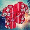 Washington Capitals Daisy Stripe Hawaiian Shirt