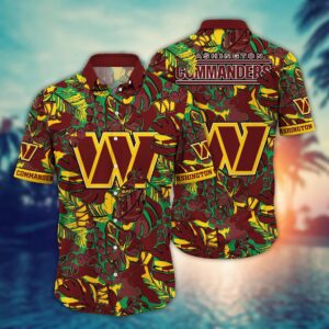 Washington Commanders Forest NFL Football Team Hawaiian Shirt